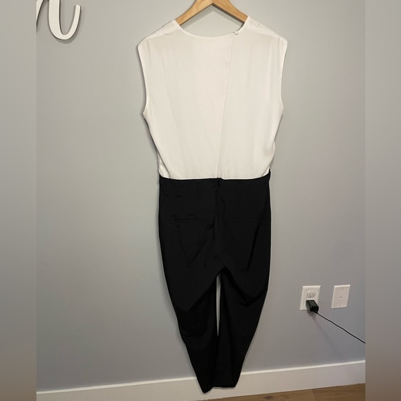 Willow & Thread Black and White Jumpsuit Women’s Size 10 - Picture 2 of 4